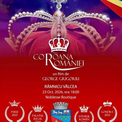 Documentarul „Coroana României”, proiectat la Râmnicu Vâlcea pe 23 octombrie